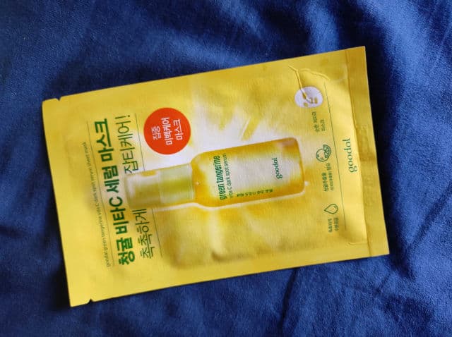 GOODAL goodal Green Tangerine Vita C Serum Mask 18FW 1EA review photo by berrie