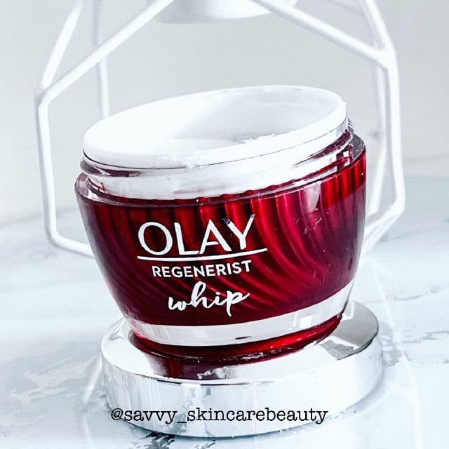 Olay Regenerist Whip Face Moisturizer review photo by SavvySkincareBeauty