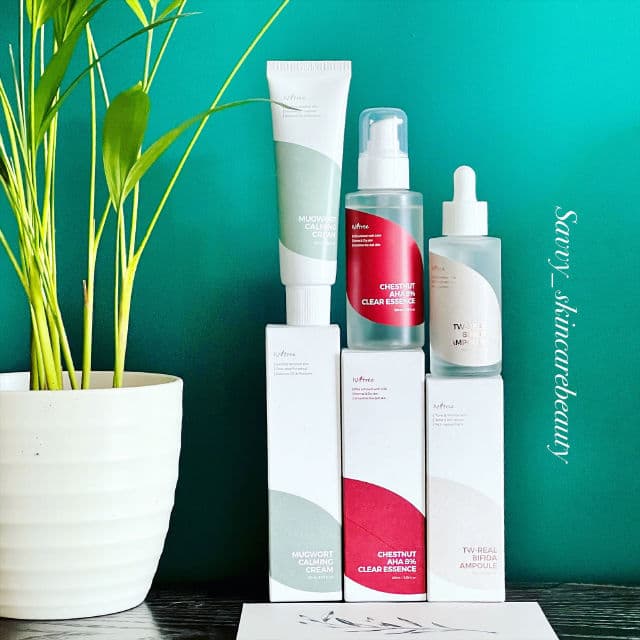 ISNTREE Chestnut AHA 8% Clear Essence review photo by SavvySkincareBeauty