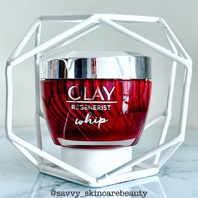 Olay Regenerist Whip Face Moisturizer review photo by SavvySkincareBeauty