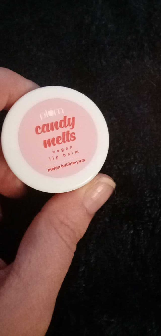 Plum Candy Melts Vegan Lip Balm Melon- Bubble Yum review photo by BiankaRene