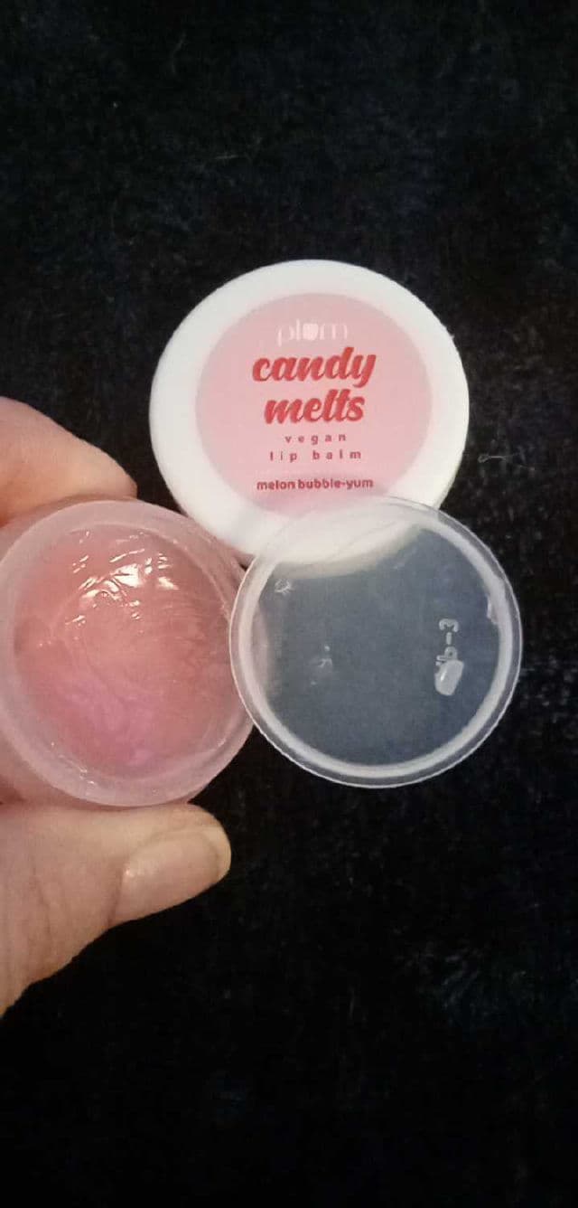 Plum Candy Melts Vegan Lip Balm Melon- Bubble Yum review photo by BiankaRene