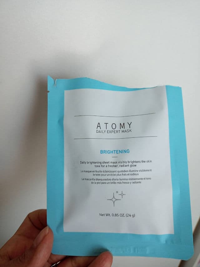 Atomy Daily Expert Mask Brightening review photo by Arllie