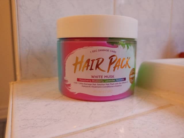 MACQUEEN Biorecipe 1 Sec Damage Care Hair Pack - White Musk review photo by Arllie