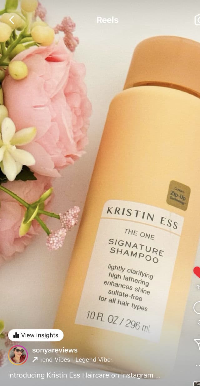 Kristin Ess Hair Extra Gentle Shampoo review photo by Sonyareviews