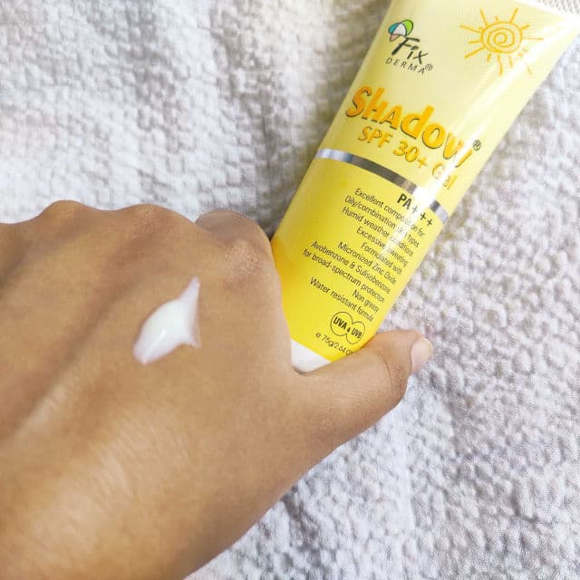FixDerma Shadow SPF 50 + Cream review photo by Shaloo