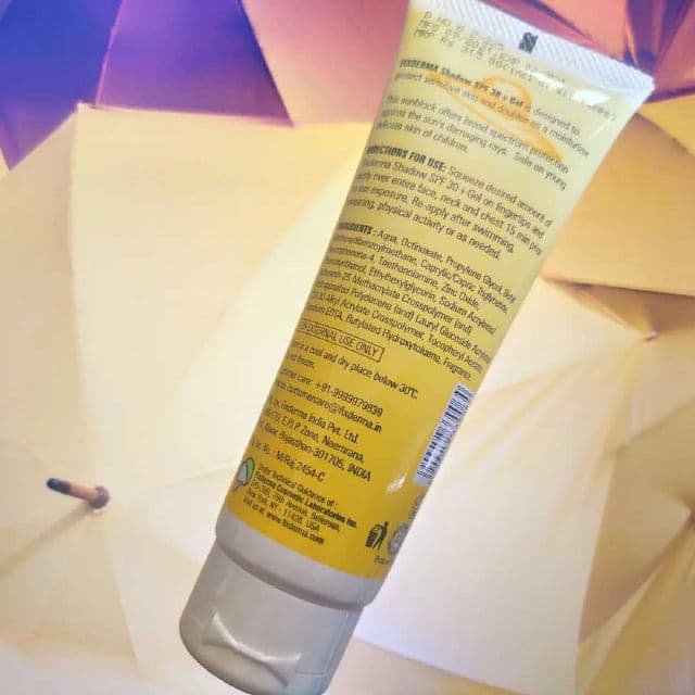FixDerma Shadow SPF 50 + Cream review photo by Shaloo