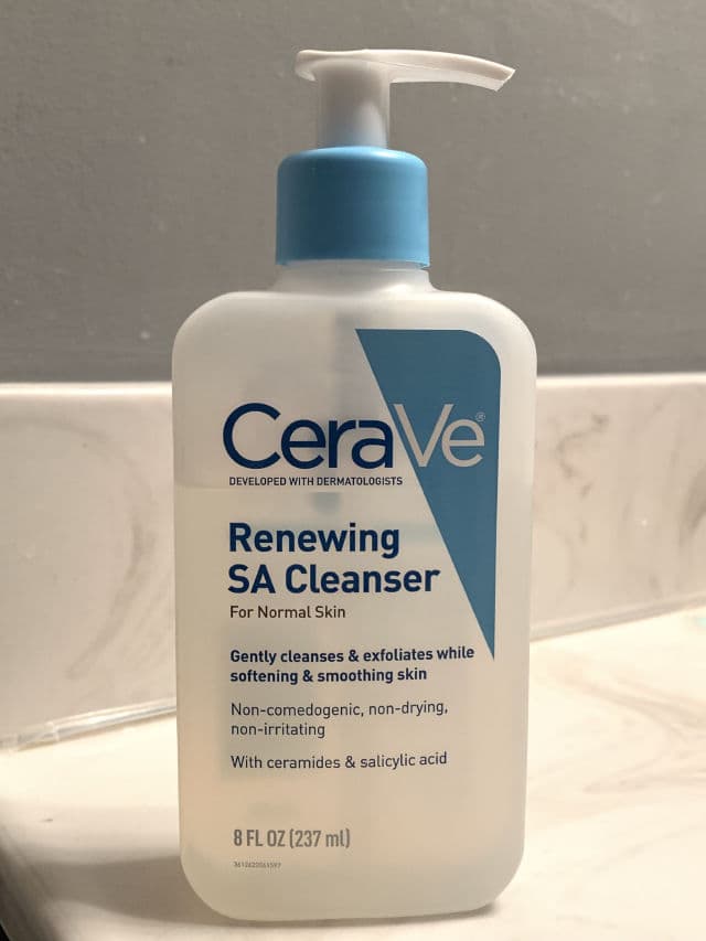 CeraVe Renewing SA Cleanser review photo by estheticsbysadari
