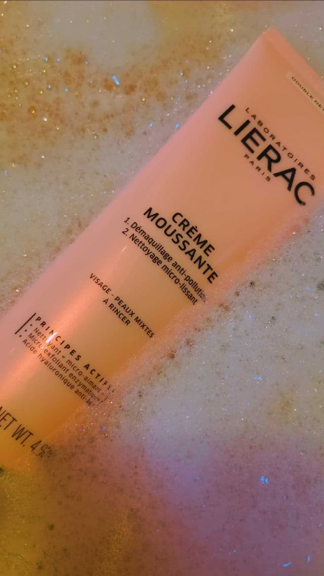 Lierac Double Cleansing Foaming Cream Combination Skin review photo by pastelbeautyworld