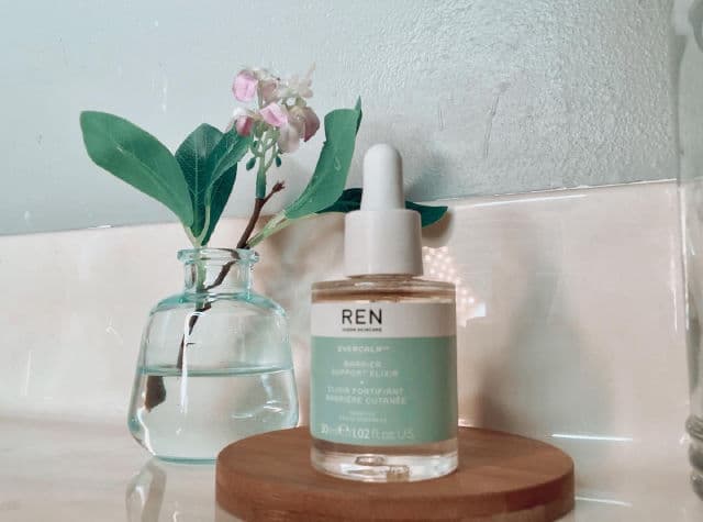 REN Clean Skincare Evercalm Barrier Support Elixir review photo by IowaBeautyLover