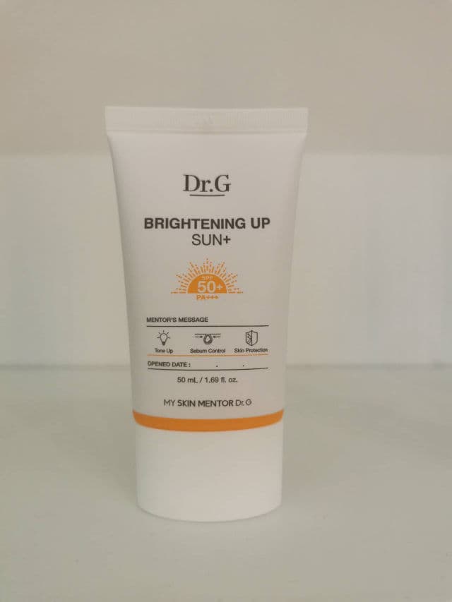 DR.G Brightening Up Sun+ SPF50+/PA+++ review photo by Dinopediaa