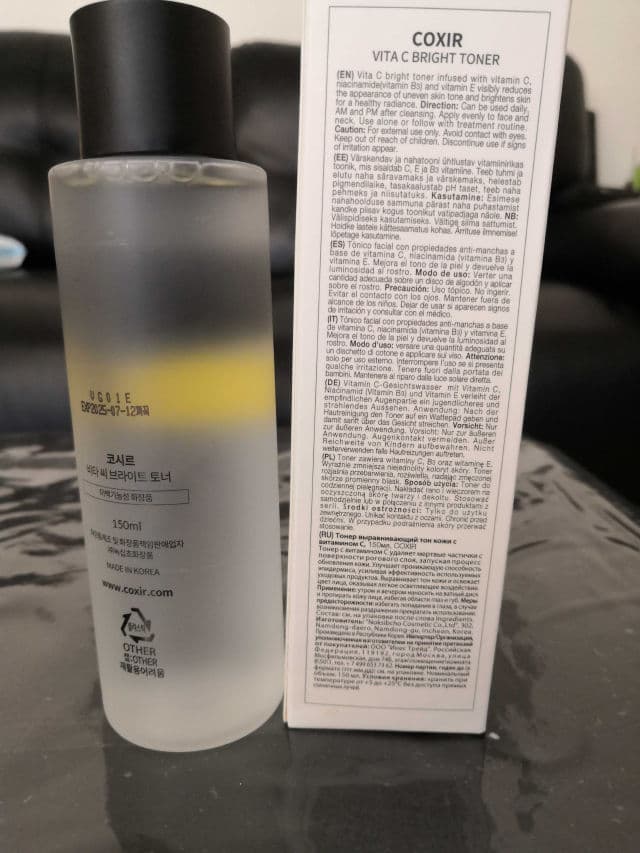 Coxir Vita C Bright Toner review photo by Pickybina