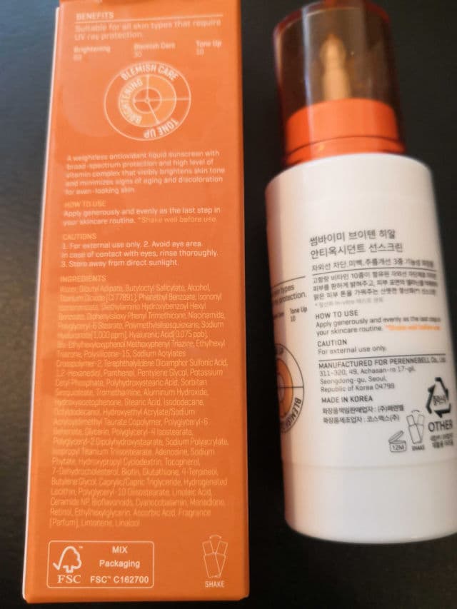 Some By Mi V10 Hyal Antioxidant Sunscreen SPF50+ PA++++ review photo by Pickybina