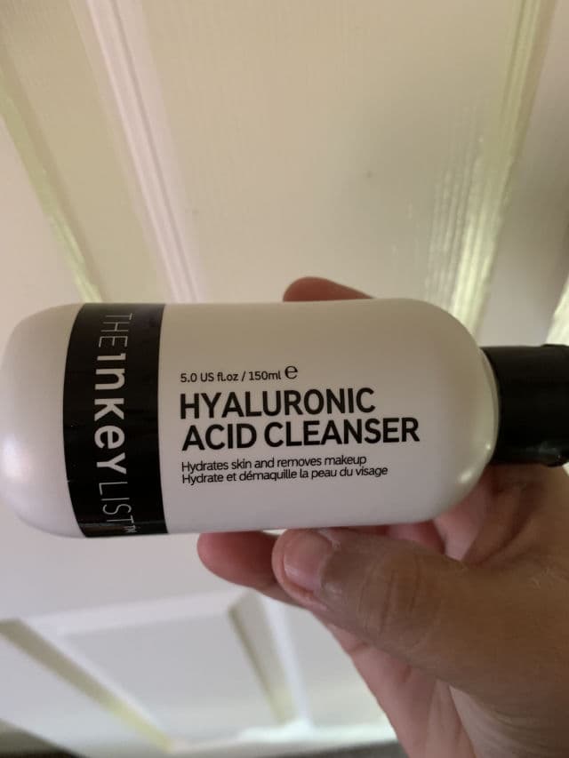 The Inkey List Hyaluronic Acid Cleanser review photo by gardenofflowers