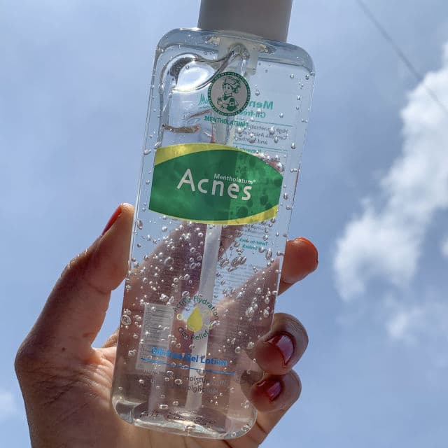 Mentholatum Acnes Oil-Free Gel Lotion review photo by farabeautydiary