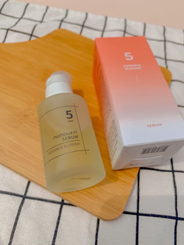 numbuzin No.5 Goodbye Blemish Serum review photo by farabeautydiary