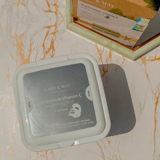 Mary&May Niacinamide Vitamin C Brightening Mask  review photo by farabeautydiary