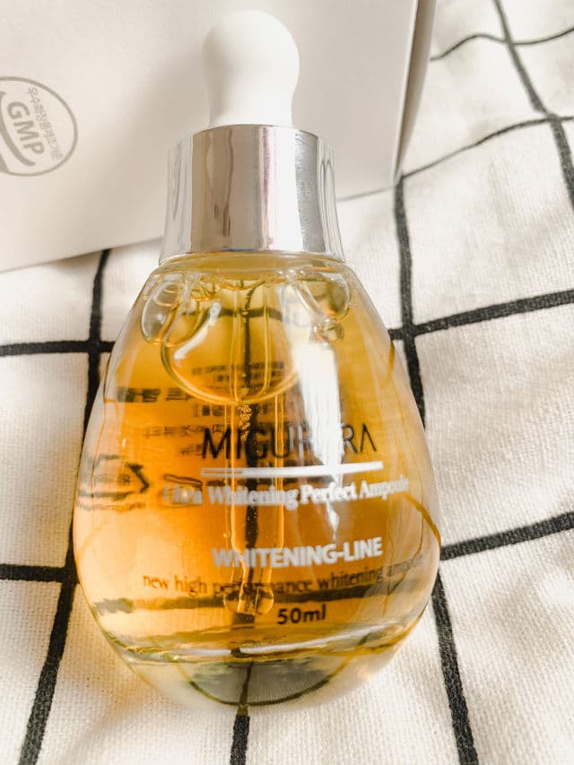 Miguhara Ultra Whitening Ampoule review photo by farabeautydiary