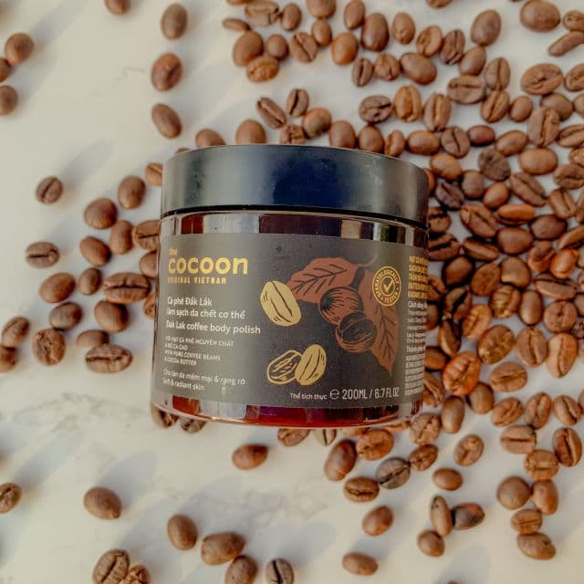the Cocoon Dak Lak Coffee Body Polish review photo by farabeautydiary