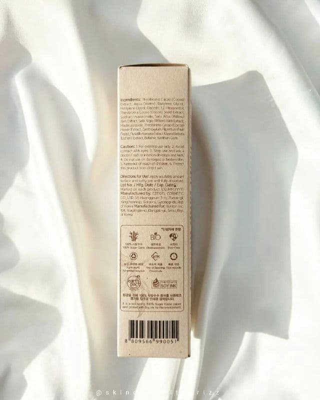 BENTON Cacao Moist and Mild Toner review photo by skincarewithgrizz
