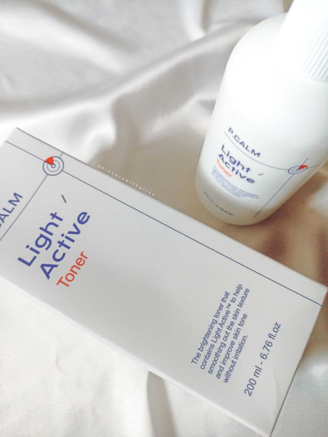 P.CALM Light Active Toner review photo by skincarewithgrizz