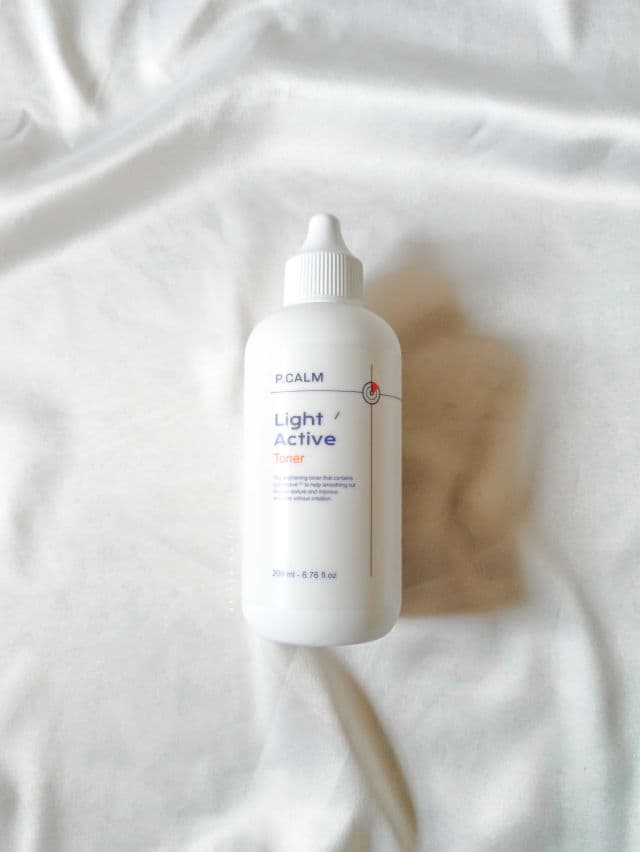 P.CALM Light Active Toner review photo by skincarewithgrizz