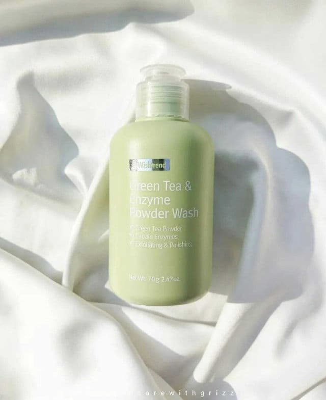 By WISHTREND Green Tea & Enzyme Powder Wash review photo by skincarewithgrizz