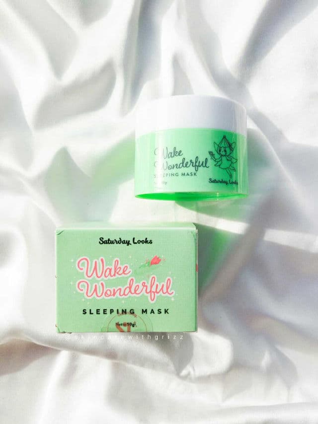Saturday Looks Wake Wonderful Sleeping Mask review photo by skincarewithgrizz