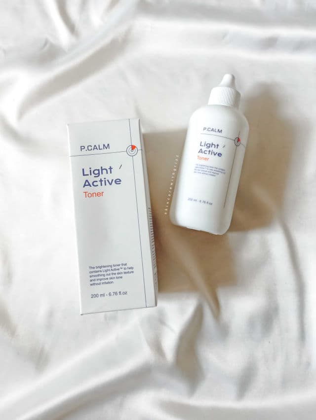 P.CALM Light Active Toner review photo by skincarewithgrizz