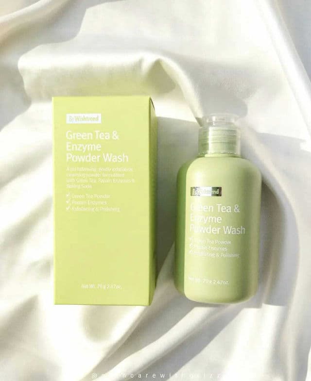 By WISHTREND Green Tea & Enzyme Powder Wash review photo by skincarewithgrizz