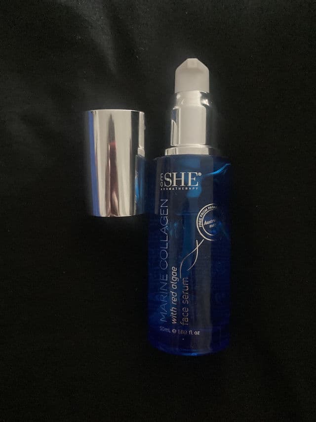 om SHE Aromatherapy Marine Collagen Face Serum review photo by rissamatis
