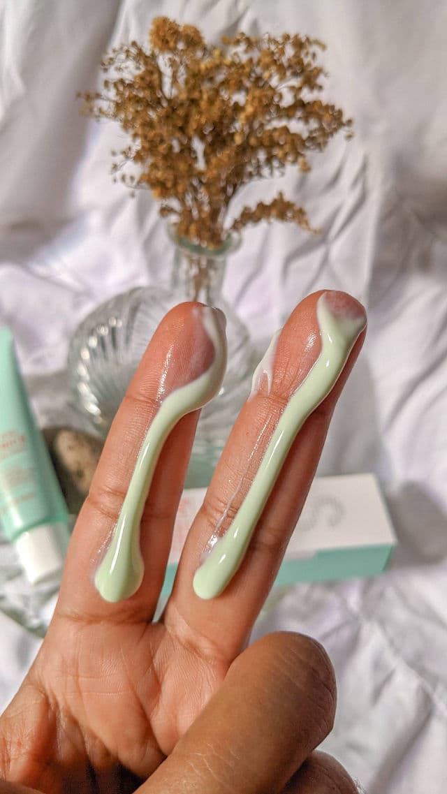 be the skin Sebum Zero Aloerice Vegan Sun Cream SPF 50+ PA++++ review photo by MillyxGlowy