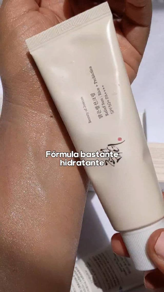 Relief Sun Rice + Probiotics SPF50+ PA++++ product review