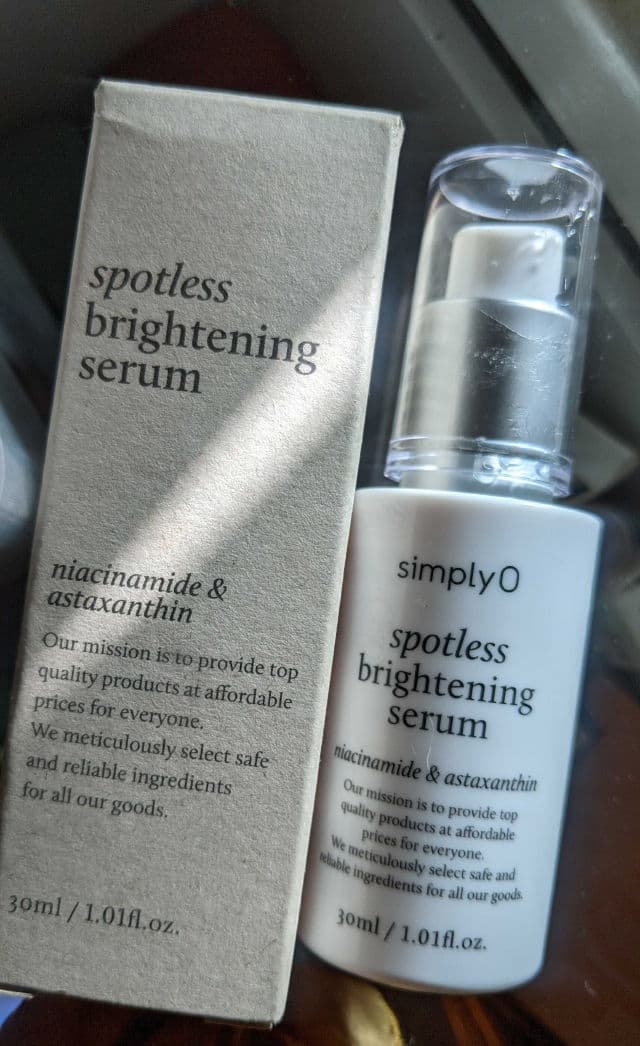 simplyO Spotless Brightening Serum review photo by MillyxGlowy