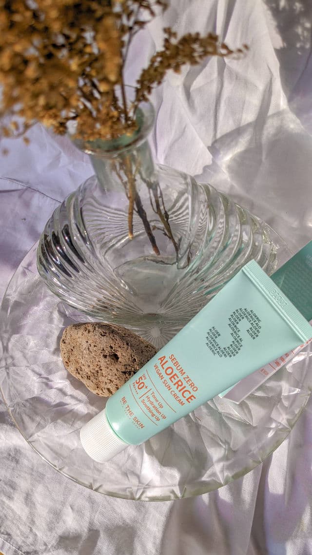 Sebum Zero Aloerice Vegan Sun Cream SPF 50+ PA++++ product review