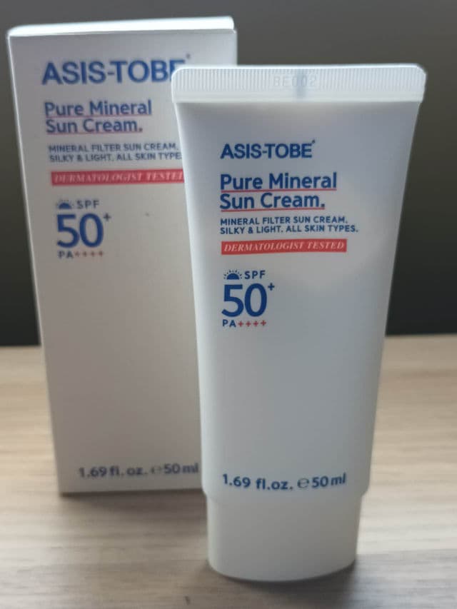 ASIS-TOBE Pure Mineral Sun Cream SPF 50+ PA++++ review photo by nuobeier