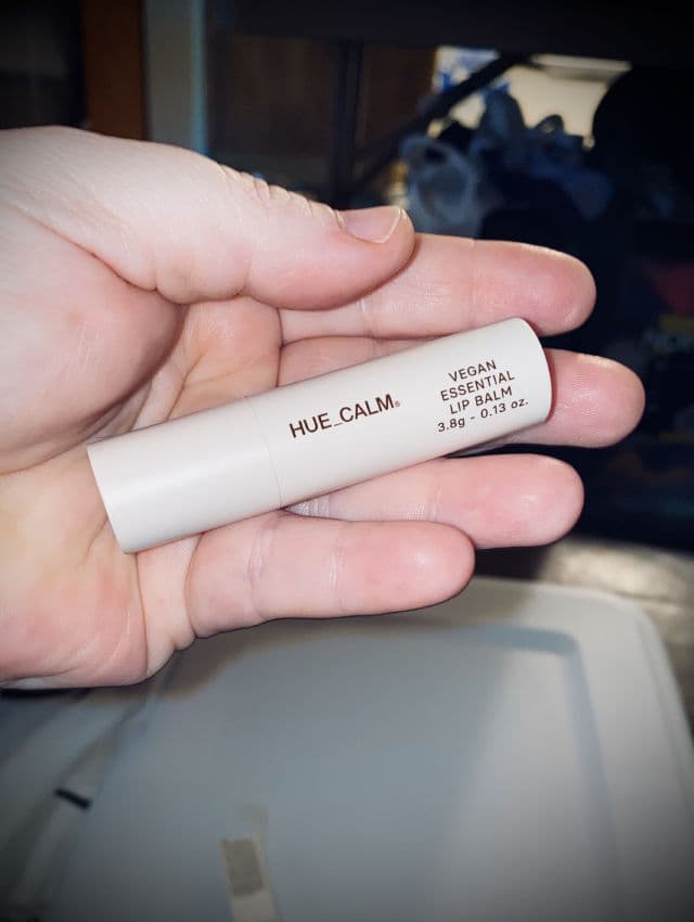 Hue Calm Vegan Essential Lip Balm review photo by HayGrooves