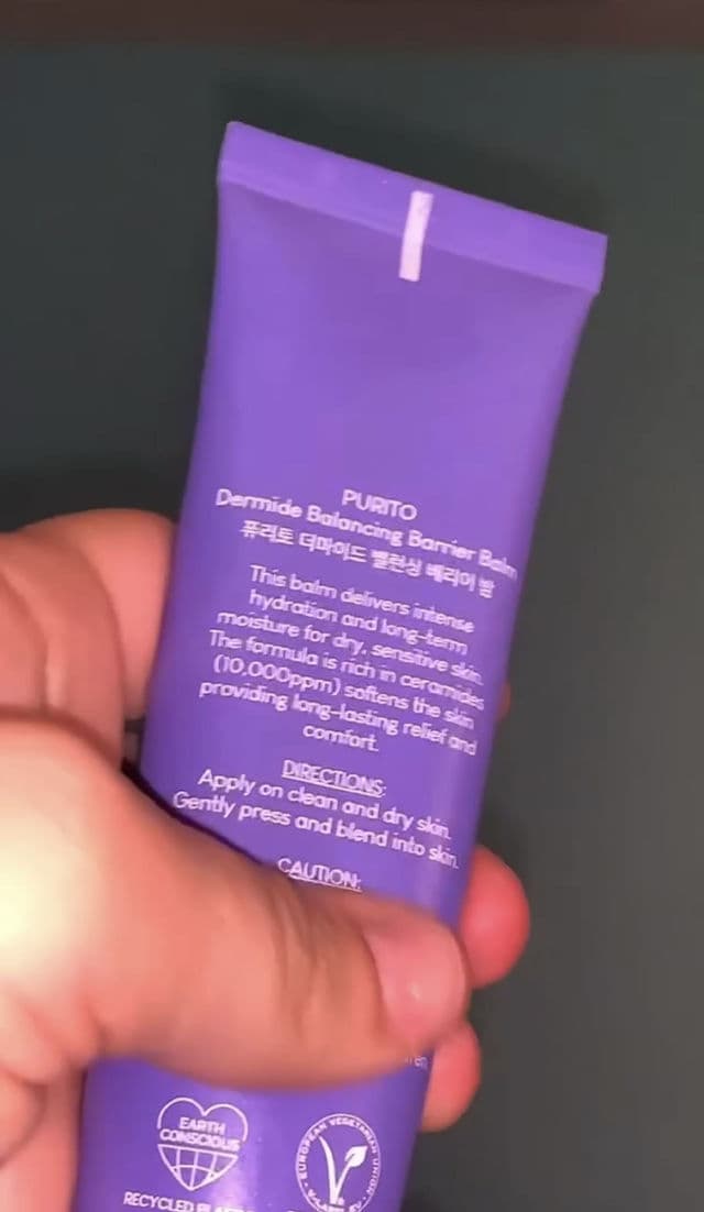 PURITO Dermide Balancing Barrier Balm review photo by HayGrooves