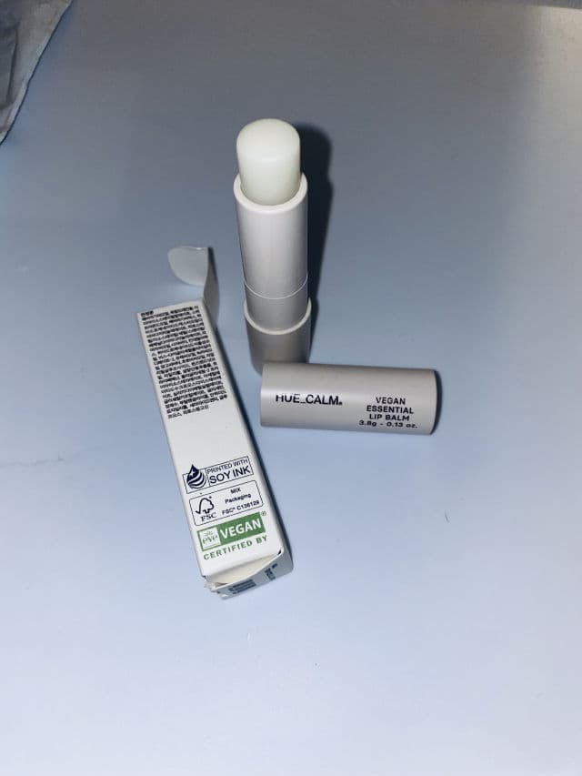 Hue Calm Vegan Essential Lip Balm review photo by HayGrooves
