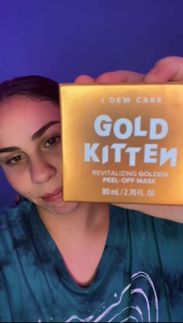 I Dew Care Gold Kitten Revitalizing Peel-off Mask review photo by HayGrooves
