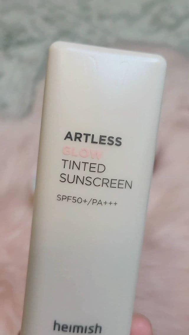 Heimish Artless Glow Tinted Sunscreen SPF50+ PA+++ review photo by JillF