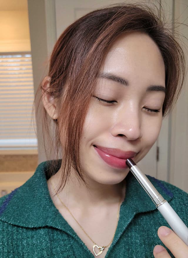 Clinique Almost Lipstick in Black Honey review photo by JillF