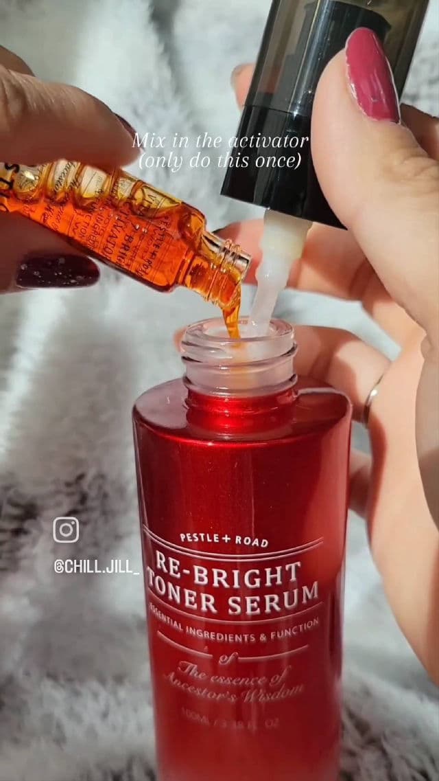 Re-bright Toner Serum product review
