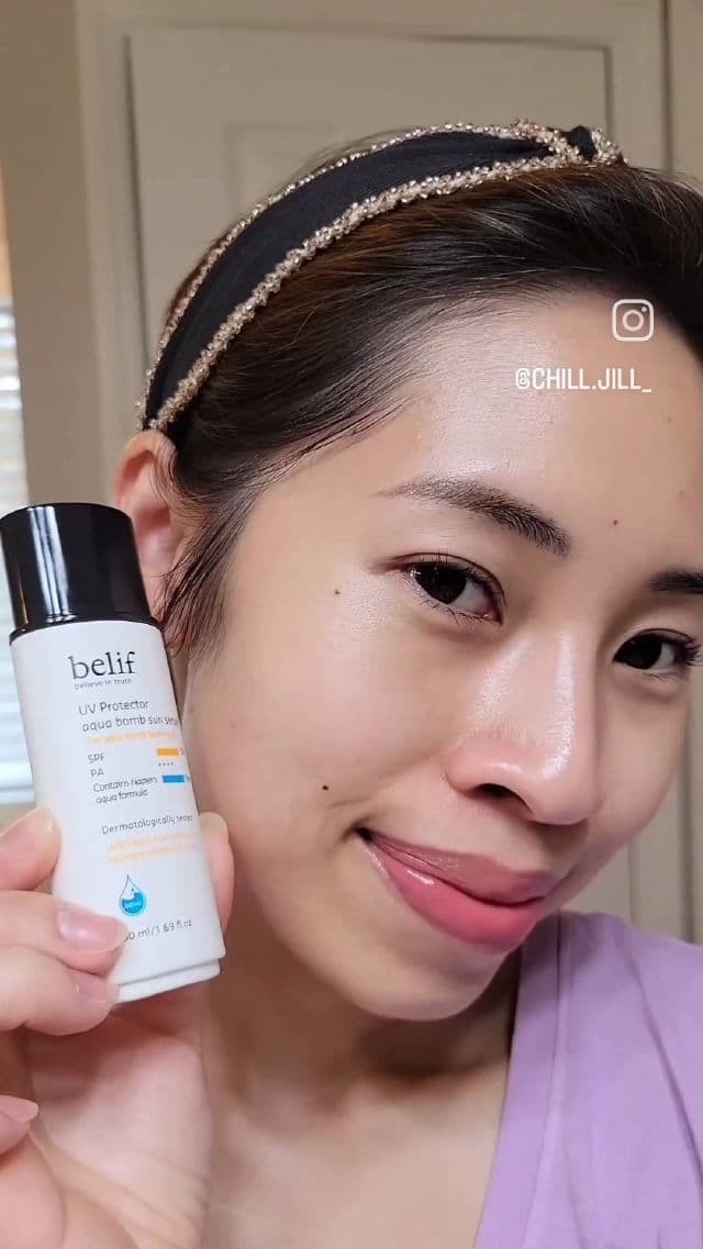 belif UV Protector Aqua Bomb Sun Serum SPF50+ PA++++ review photo by JillF