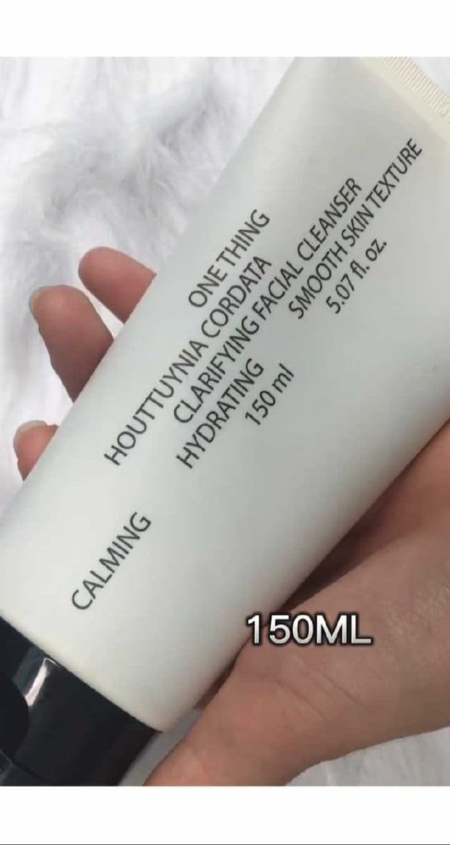 One Thing Houttuynia Cordata Clarifying Facial Cleanser review photo by danang