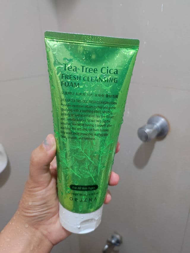 Orjena Tea Tree Cica Fresh Cleansing Foam review photo by isabellaprimrose