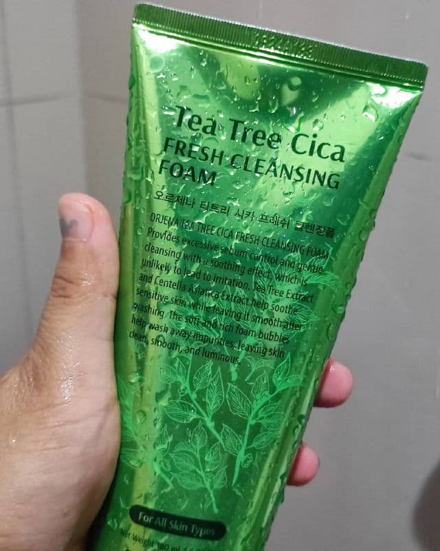 Orjena Tea Tree Cica Fresh Cleansing Foam review photo by isabellaprimrose