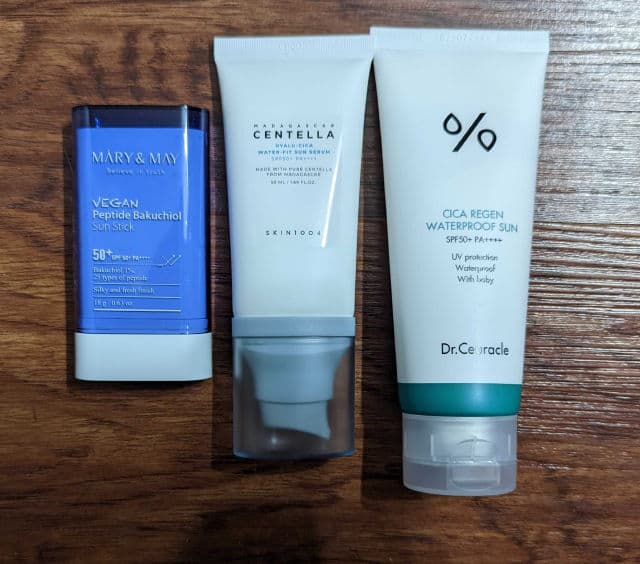 Mary&May Vegan Peptide Bakuchiol Sun Stick SPF50+ PA++++ review photo by merllamicorn