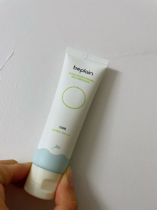 Beplain Clean Ocean Non-Nano Mild Sunscreen SPF50+ PA++++ review photo by MeganGan