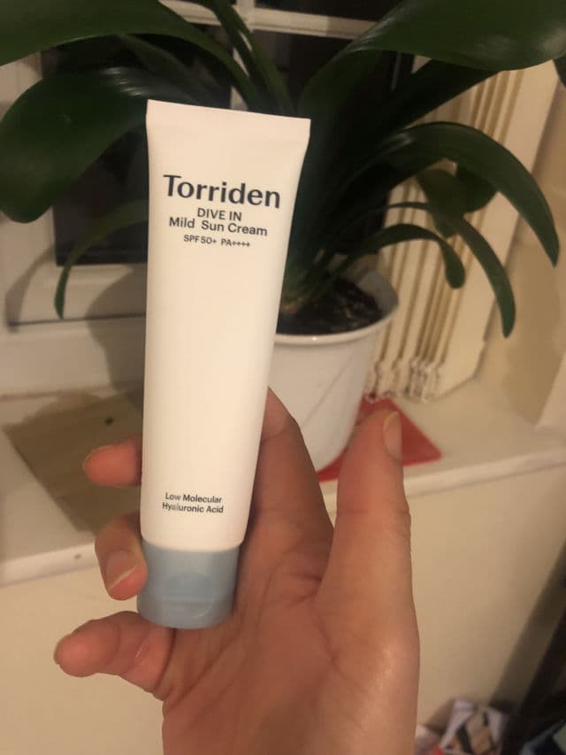 Torriden Dive-in Mild Sun Cream SPF 50+ PA++++ review photo by l88exa
